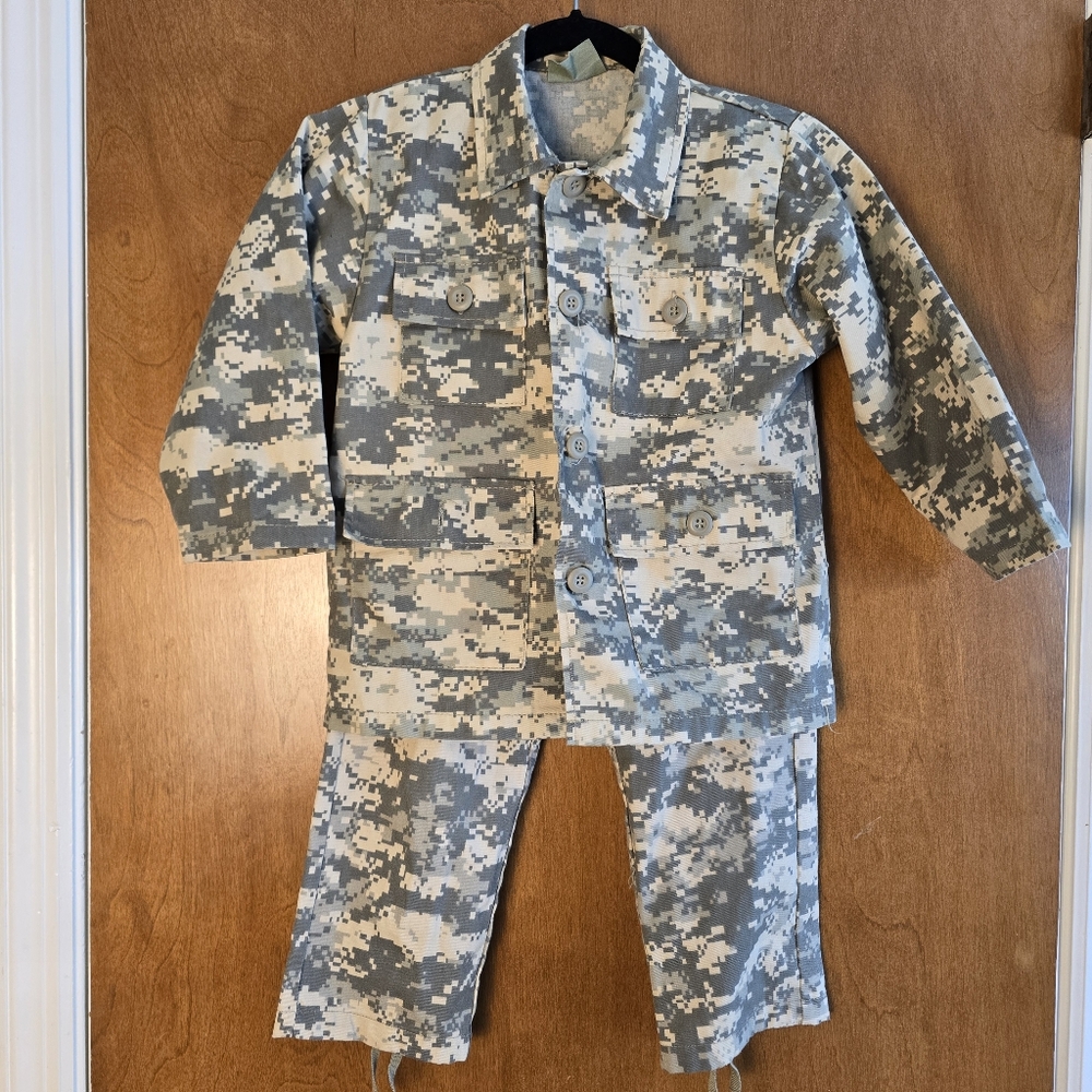 ROTHCO JR G.I. BDU Uniform Shirt Pants Set - XS - Military Costume Hunting Camo